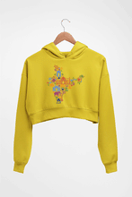 Load image into Gallery viewer, India Crop HOODIE FOR WOMEN-Mustard Yellow-Ektarfa.online
