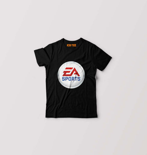 EA Sports Kids T-Shirt for Boy/Girl-Black-Ektarfa.online