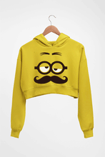 Load image into Gallery viewer, Minion Crop HOODIE FOR WOMEN-Mustard Yellow-Ektarfa.online
