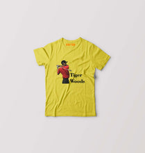 Load image into Gallery viewer, Tiger Woods Kids T-Shirt for Boy/Girl-Yellow-Ektarfa.online
