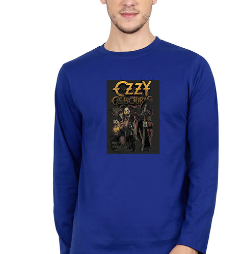 Ozzy Osbourne Full Sleeves T-Shirt for Men-Royal Blue-Ektarfa.online