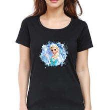 Load image into Gallery viewer, Frozen Elsa T-Shirt for Women-Black-Ektarfa.online
