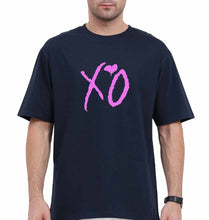 Load image into Gallery viewer, The Weeknd XO Oversized T-Shirt for Men-Navy Blue-Ektarfa.online
