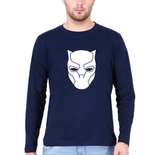 Load image into Gallery viewer, Black Panther Superhero Full Sleeves T-Shirt for Men-Navy Blue-Ektarfa.online

