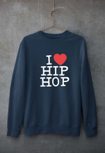 Load image into Gallery viewer, I Love Hip Hop Unisex Sweatshirt for Men/Women-Navy Blue-Ektarfa.online
