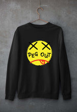 Load image into Gallery viewer, Peg Out Unisex Sweatshirt for Men/Women-Black-Ektarfa.online
