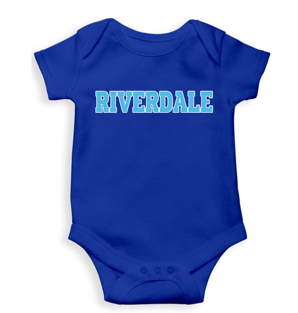 Riverdale Kids Romper For Baby Boy/Girl-Royal Blue-Ektarfa.online