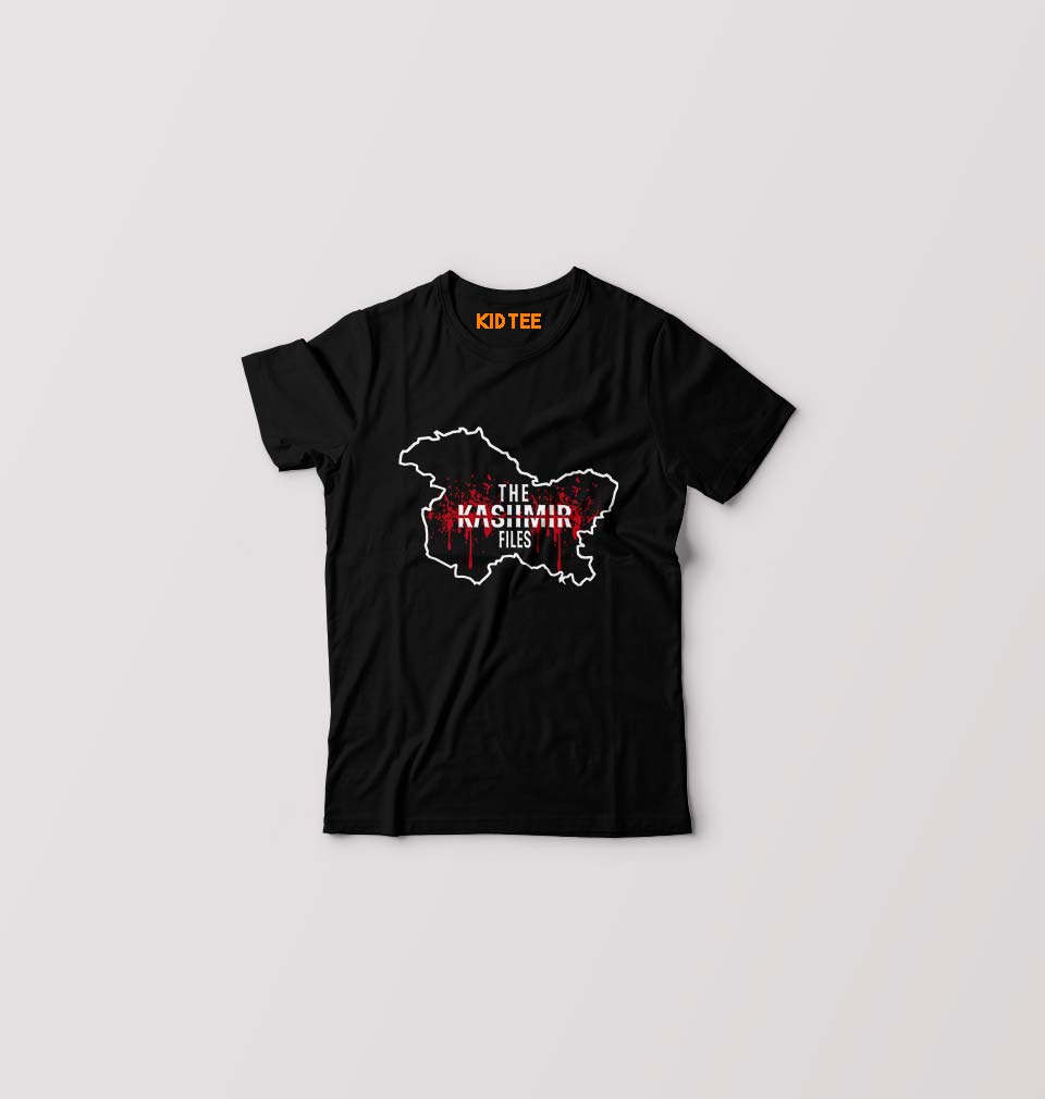 The Kashmir Files Kids T-Shirt for Boy/Girl-Black-Ektarfa.online