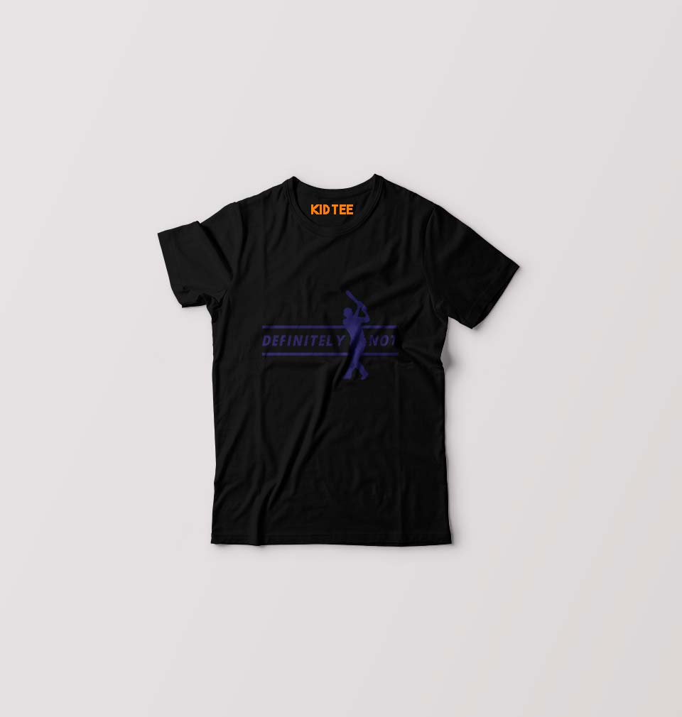 MS Dhoni Kids T-Shirt for Boy/Girl-Black-Ektarfa.online