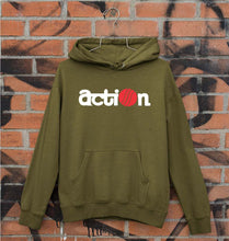 Load image into Gallery viewer, Action Unisex Hoodie for Men/Women-S(40 Inches)-Olive Green-Ektarfa.online
