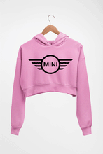 Load image into Gallery viewer, Mini Cooper Crop HOODIE FOR WOMEN-Light Baby Pink-Ektarfa.online
