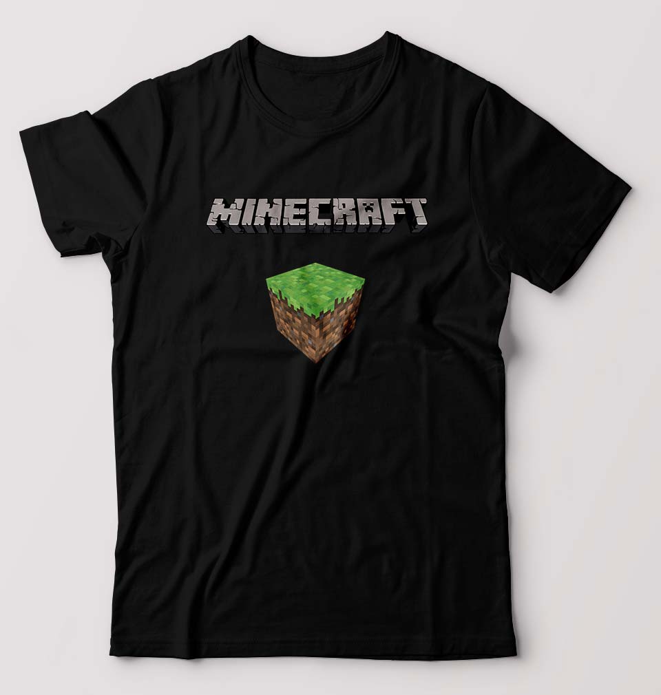 Minecraft T-Shirt for Men-Black-Ektarfa.online