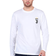 Load image into Gallery viewer, Juventus Logo Full Sleeves T-Shirt for Men-White-Ektarfa.online
