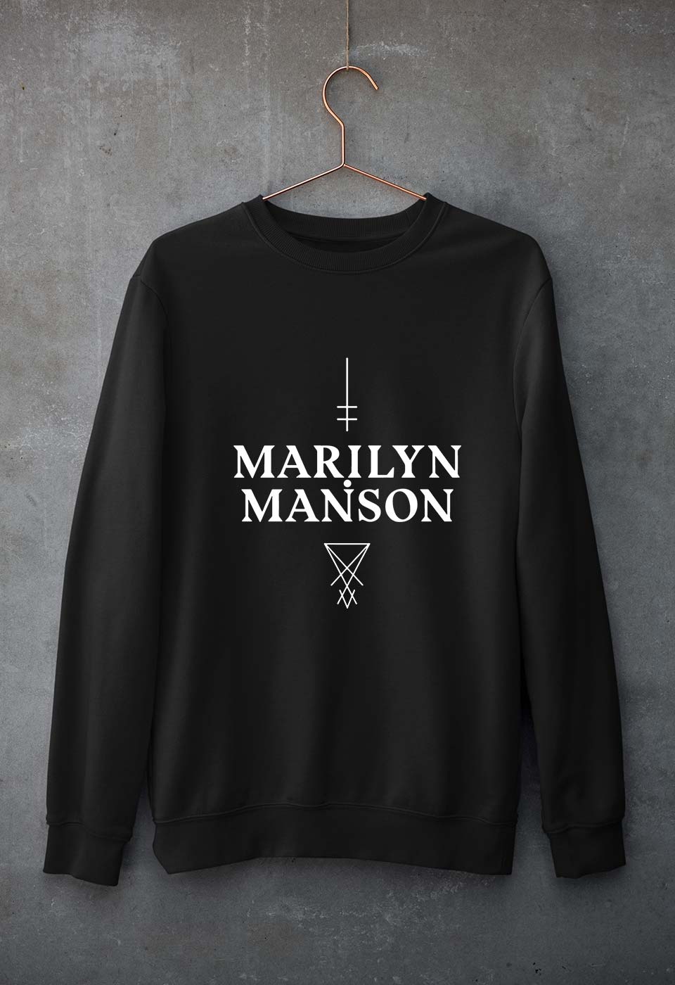 Marilyn Manson Unisex Sweatshirt for Men/Women-Black-Ektarfa.online