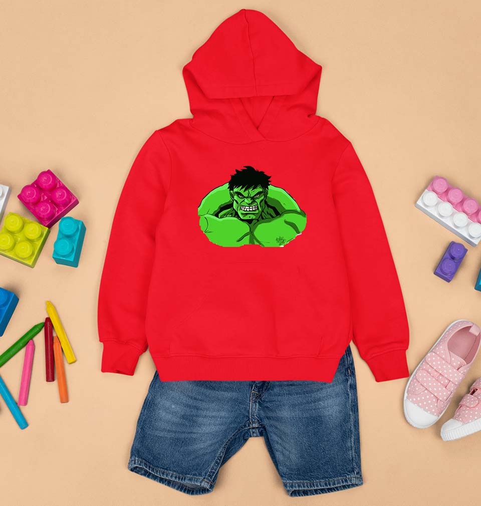 Hulk Superhero Kids Hoodie for Boy/Girl-Red-Ektarfa.online