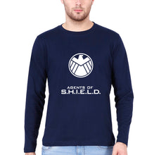 Load image into Gallery viewer, Agents of S.H.I.E.L.D Full Sleeves T-Shirt for Men-Navy Blue-Ektarfa.online
