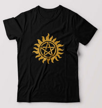 Load image into Gallery viewer, Supernatural T-Shirt for Men-S(38 Inches)-Black-Ektarfa.online
