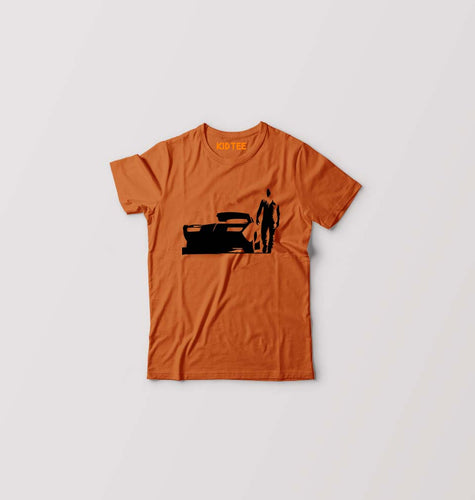 Fast & Furious Kids T-Shirt for Boy/Girl-Orange-Ektarfa.online