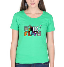 Load image into Gallery viewer, Pink Floyd T-Shirt for Women-Flag Green-Ektarfa.online

