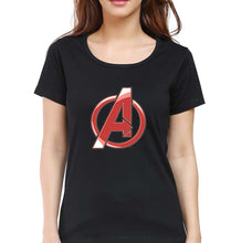 Load image into Gallery viewer, Avengers T-Shirt for Women-XS(32 Inches)-Black-Ektarfa.online
