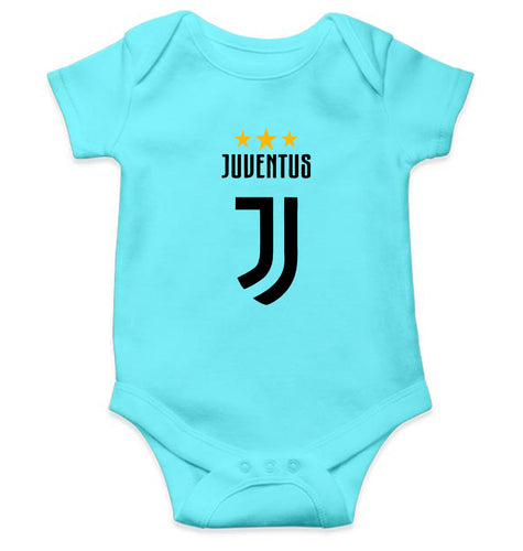 Juventus Kids Romper For Baby Boy/Girl-0-5 Months(18 Inches)-Sky Blue-Ektarfa.online