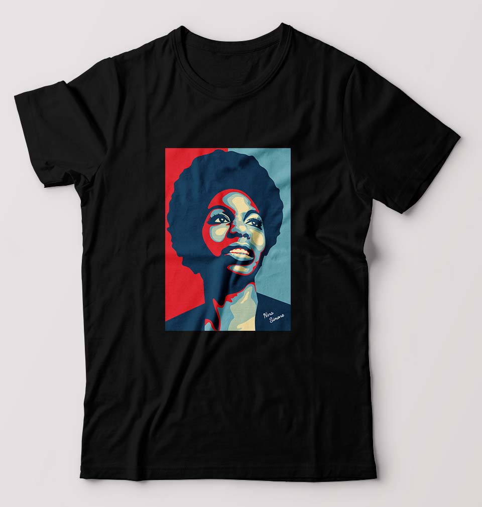 Nina Simone T-Shirt for Men-Black-Ektarfa.online