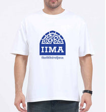 Load image into Gallery viewer, IIMA Ahmedabad Oversized T-Shirt for Men-White-Ektarfa.online
