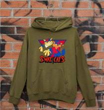 Load image into Gallery viewer, Swat Kats Unisex Hoodie for Men/Women-S(40 Inches)-Olive Green-Ektarfa.online
