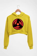 Load image into Gallery viewer, Sharingan Crop HOODIE FOR WOMEN-Mustard Yellow-Ektarfa.online
