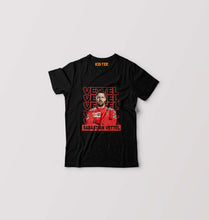 Load image into Gallery viewer, Sebastian Vettel F1 T-Shirt for Boy/Girl-Black-Ektarfa.online
