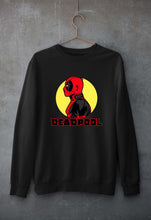 Load image into Gallery viewer, Deadpool Superhero Unisex Sweatshirt for Men/Women-S(40 Inches)-Black-Ektarfa.online
