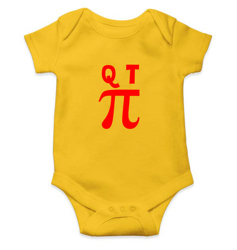 Qt Pi Kids Romper For Baby Boy/Girl-0-5 Months(18 Inches)-Yellow-Ektarfa.online