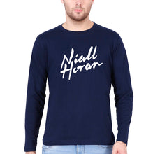 Load image into Gallery viewer, Niall Horan Full Sleeves T-Shirt for Men-Navy Blue-Ektarfa.online
