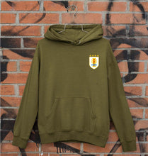 Load image into Gallery viewer, Uruguay Football Unisex Hoodie for Men/Women-S(40 Inches)-Olive Green-Ektarfa.online
