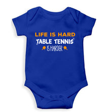 Load image into Gallery viewer, Table Tennis (TT) DNA Kids Romper For Baby Boy/Girl-0-5 Months(18 Inches)-Royal Blue-Ektarfa.online
