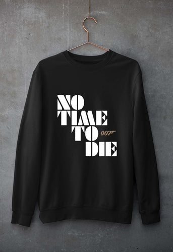 No Time To Die James Bond 007 Unisex Sweatshirt for Men/Women-Black-Ektarfa.online