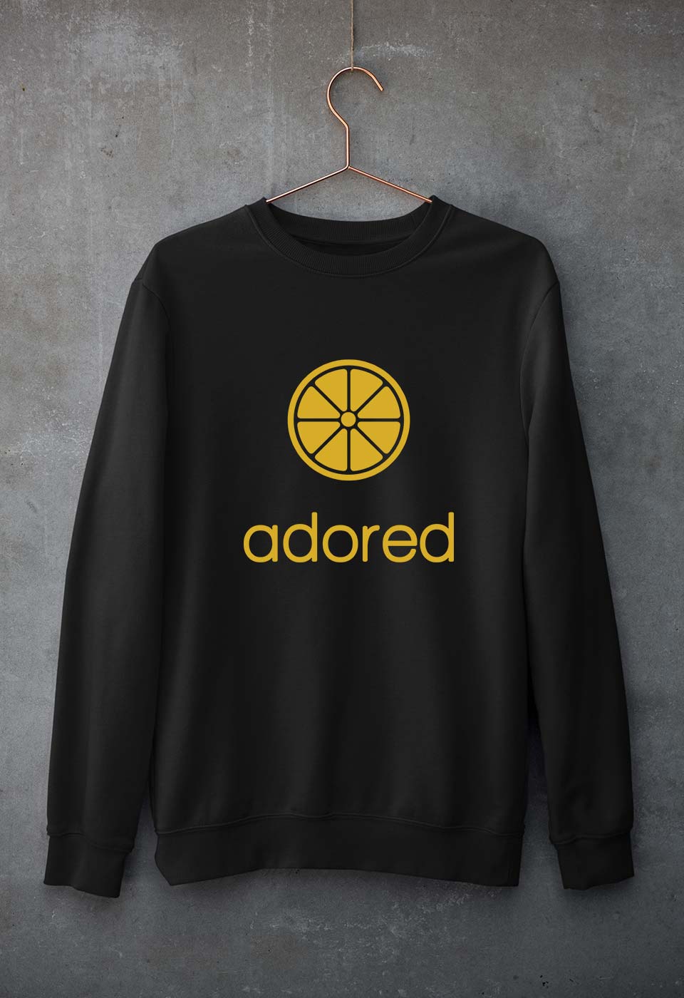 Adored Unisex Sweatshirt for Men/Women-Black-Ektarfa.online