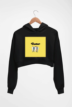 Load image into Gallery viewer, BTS Butter Crop HOODIE FOR WOMEN-Black-Ektarfa.online
