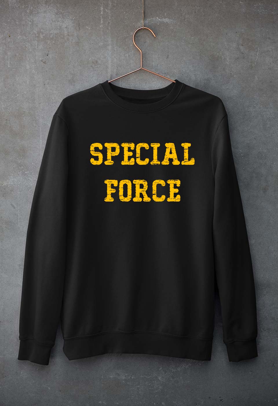 Special Force Unisex Sweatshirt for Men/Women-Black-Ektarfa.online