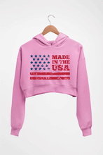 Load image into Gallery viewer, USA America Crop HOODIE FOR WOMEN
