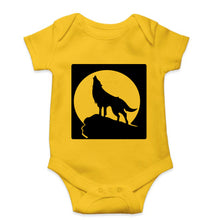 Load image into Gallery viewer, Wolf Kids Romper For Baby Boy/Girl-0-5 Months(18 Inches)-Yellow-Ektarfa.online
