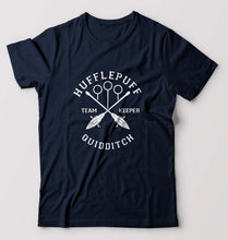 Load image into Gallery viewer, Hufflepuff Harry Potter T-Shirt for Men-Navy Blue-Ektarfa.online
