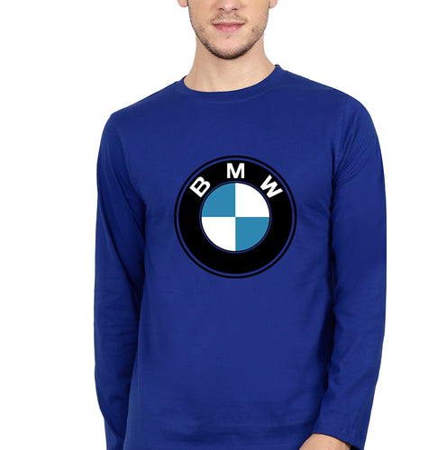 BMW Full Sleeves T-Shirt for Men-Royal Blue-Ektarfa.online