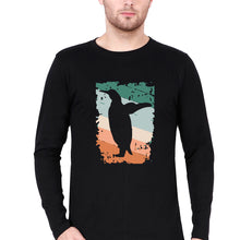 Load image into Gallery viewer, Penguin Full Sleeves T-Shirt for Men-Black-Ektarfa.online
