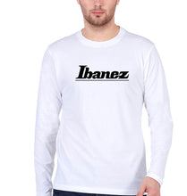 Load image into Gallery viewer, Ibanez Guitar Full Sleeves T-Shirt for Men-White-Ektarfa.online
