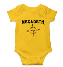 Load image into Gallery viewer, Megadeth Kids Romper For Baby Boy/Girl-0-5 Months(18 Inches)-Yellow-Ektarfa.online
