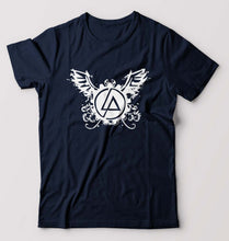 Load image into Gallery viewer, Linkin Park T-Shirt for Men-S(38 Inches)-Navy Blue-Ektarfa.online
