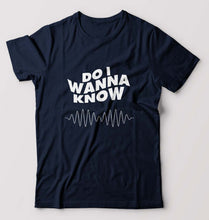 Load image into Gallery viewer, Arctic Monkeys T-Shirt for Men-S(38 Inches)-Navy Blue-Ektarfa.online
