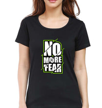 Load image into Gallery viewer, Fear T-Shirt for Women-XS(32 Inches)-Black-Ektarfa.online
