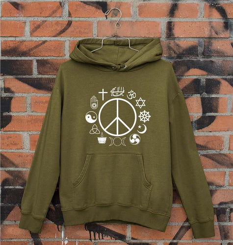 Religious Symbols Unisex Hoodie for Men/Women-Olive Green-Ektarfa.online